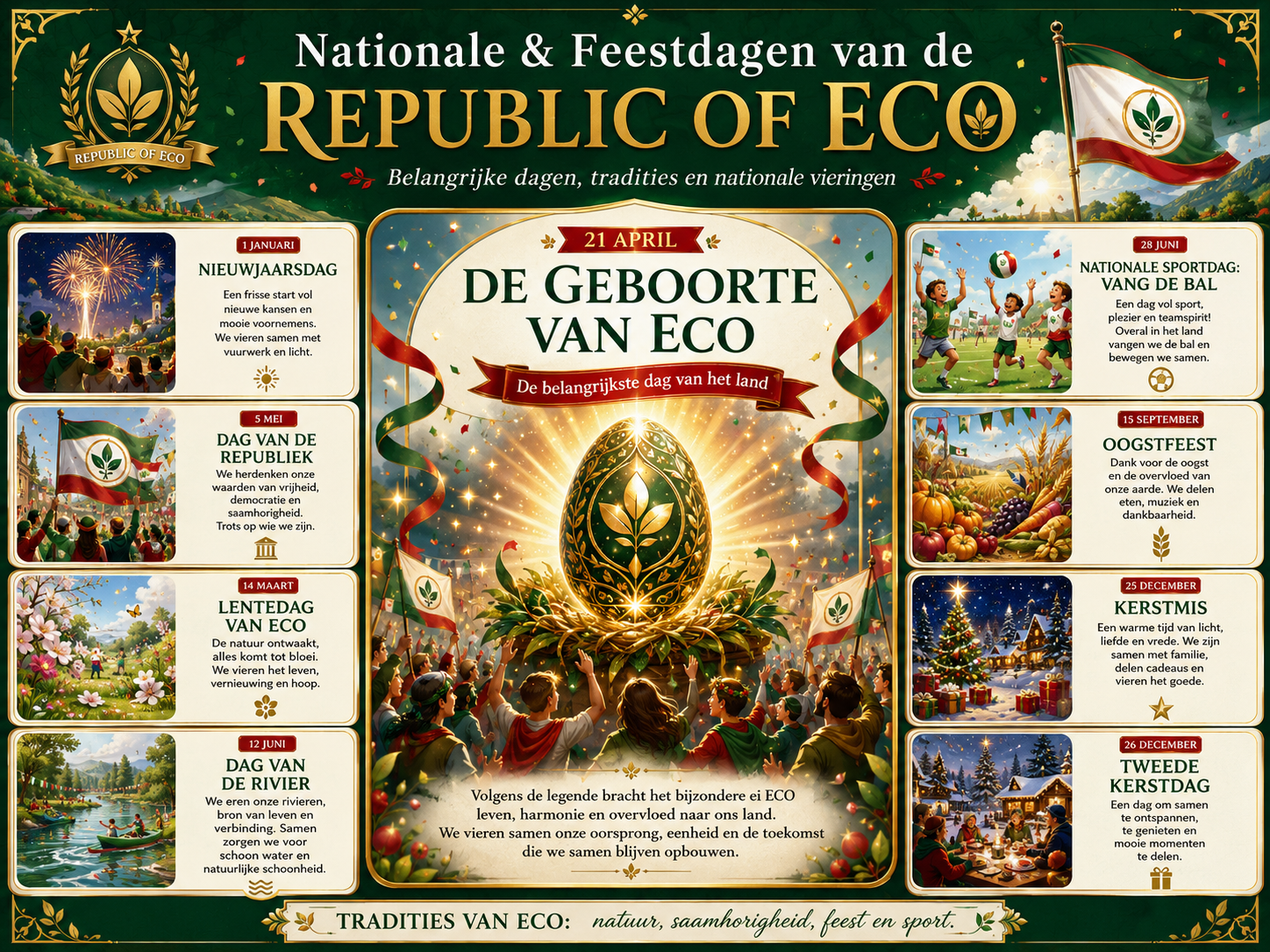 Nationale en feestdagen van de Republic of ECO